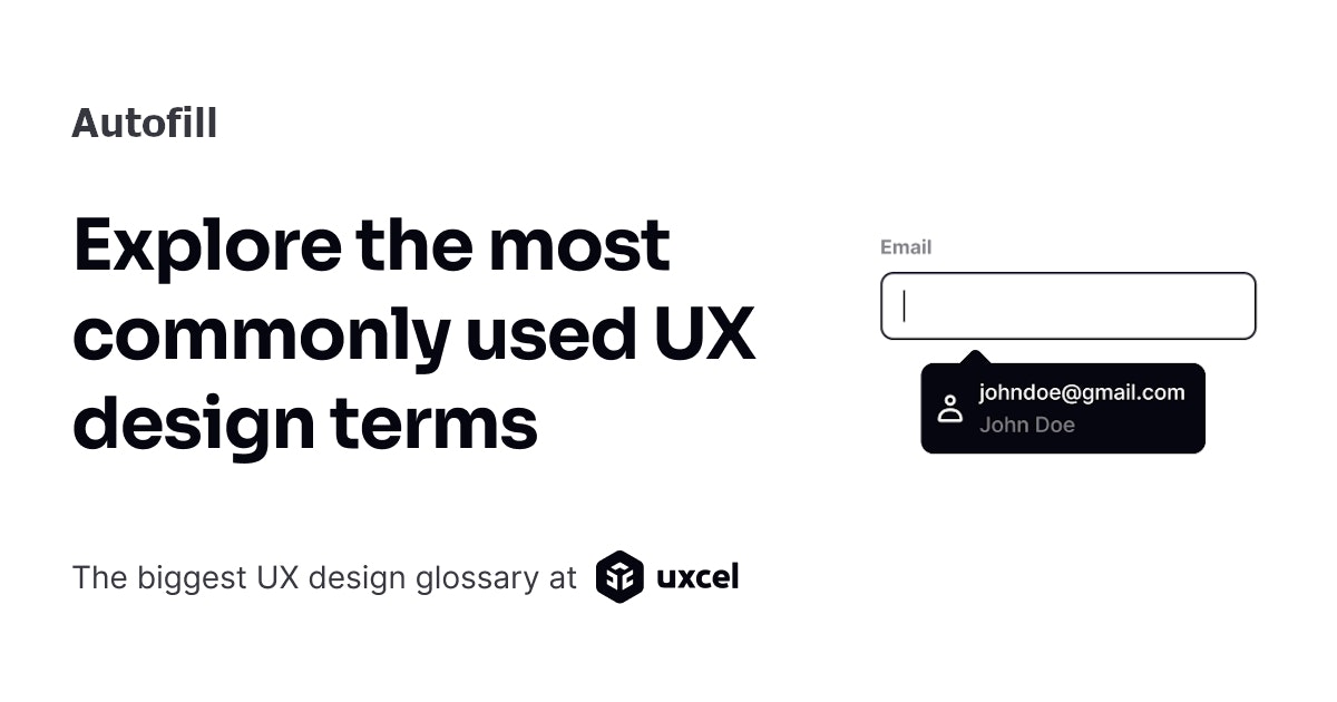 Autofill | Uxcel